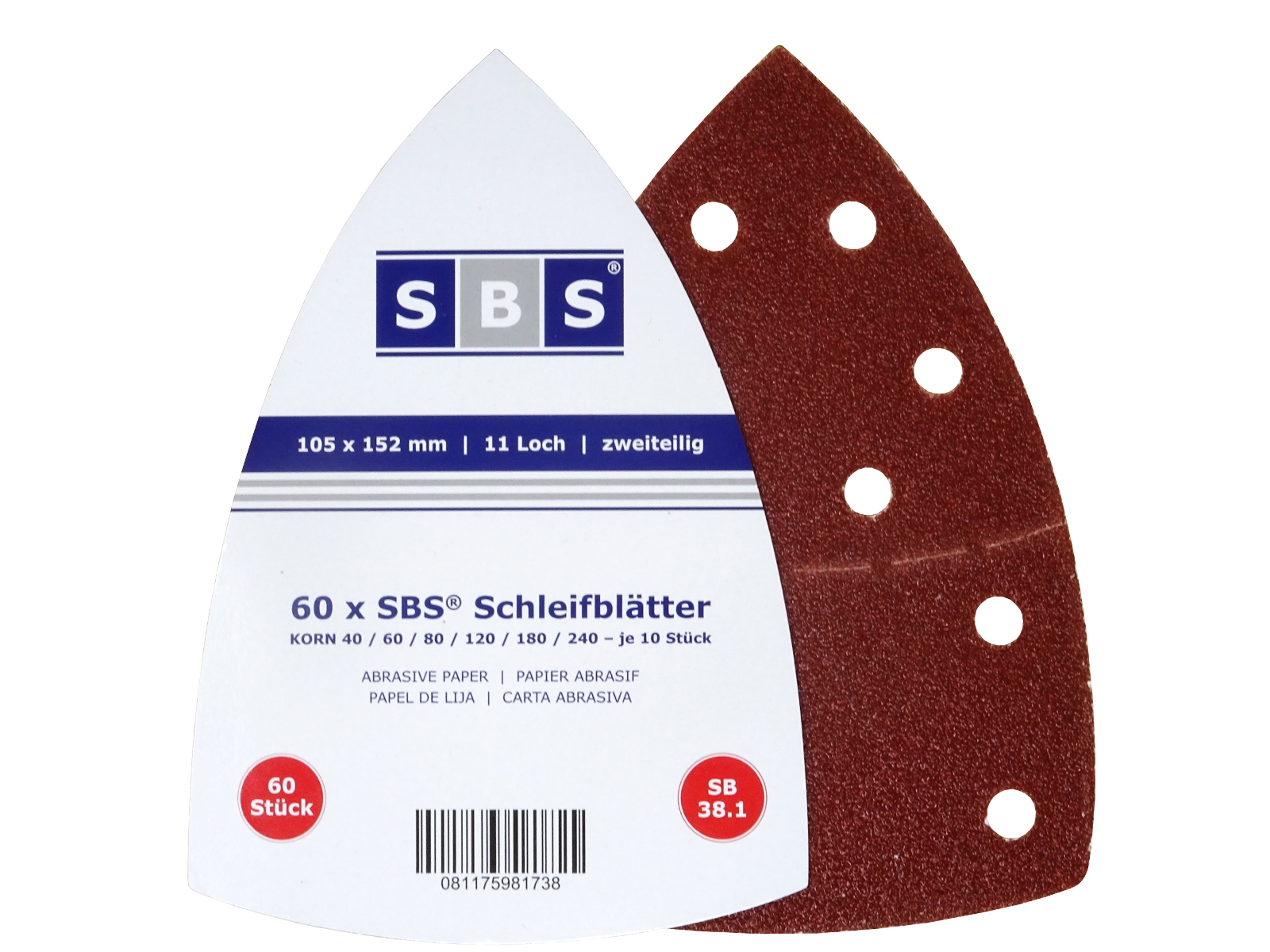 80 Stueck Maus Detail Schleifpapier Schleifpapier Schleifpapier Sortiert 60 V6L6 
