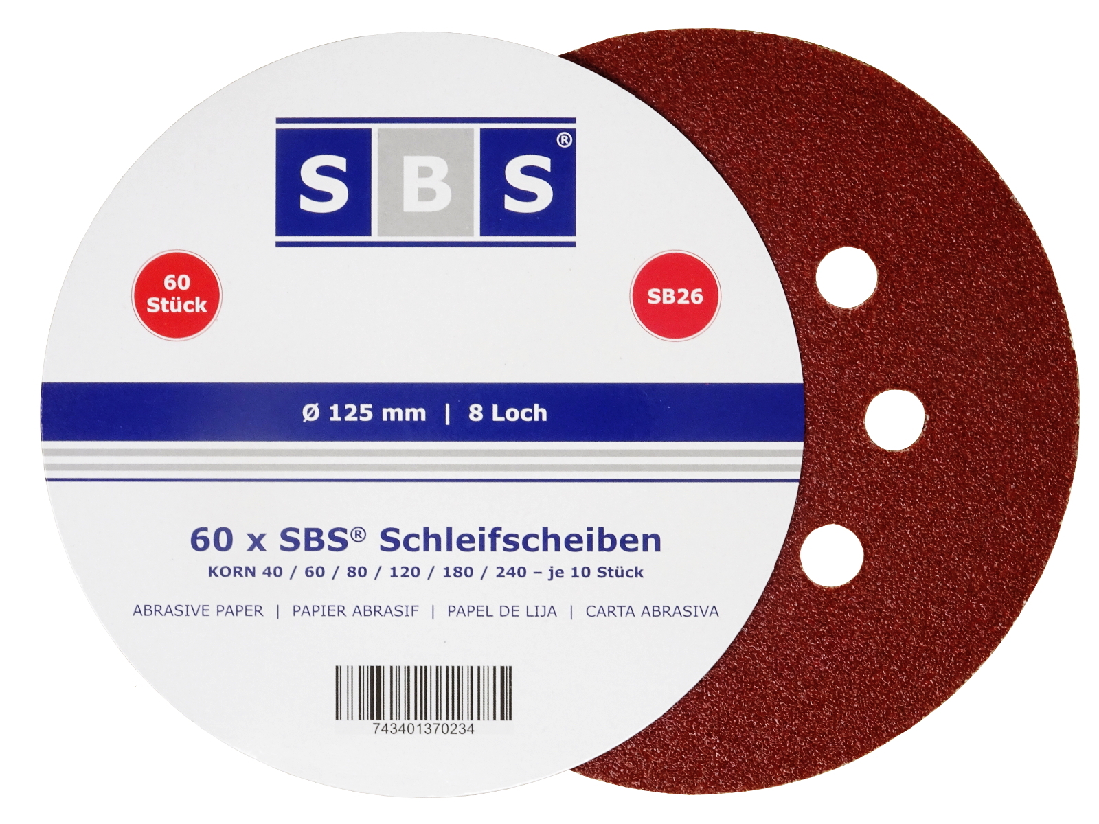 30pc Schleifscheibe 150mm Polster 400-3000 Mix Exzenterschleifer Klettverschluss 