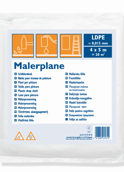 SBS® Malerplane LDPE 4 x 5m 15my