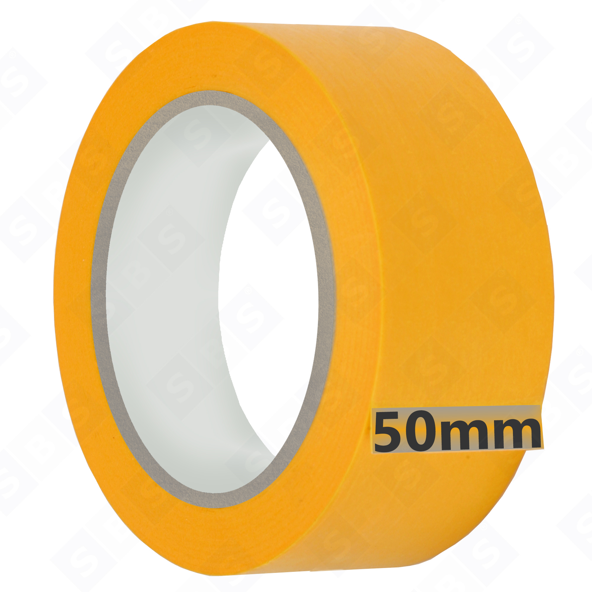SBS® Goldband 50 mm x 50 m, Kreppband, Malerkrepp, Abdeckband