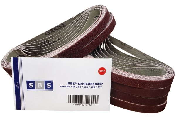 SBS® Gewebe-Schleifbänder 13 x 451 mm / 13 x 457 mm